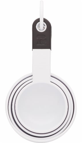 KitchenAid Measuring Cups - White/Black Perspective: top