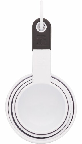 KitchenAid Measuring Cups - White/Black Perspective: top