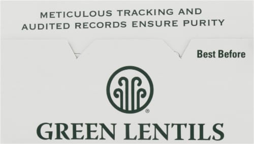 Eden Organic Green Lentils Perspective: top