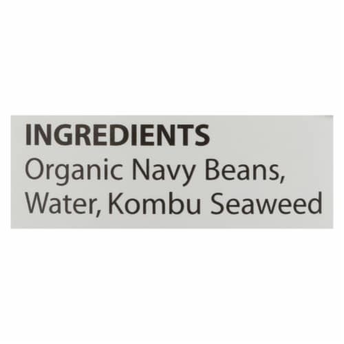 Eden No Salt Added Organic Navy Beans 29 oz (Pack of 12) Perspective: top