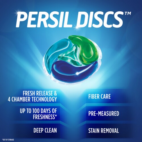 Persil® ProClean® Active Scent Boost Laundry Detergent Discs Perspective: top