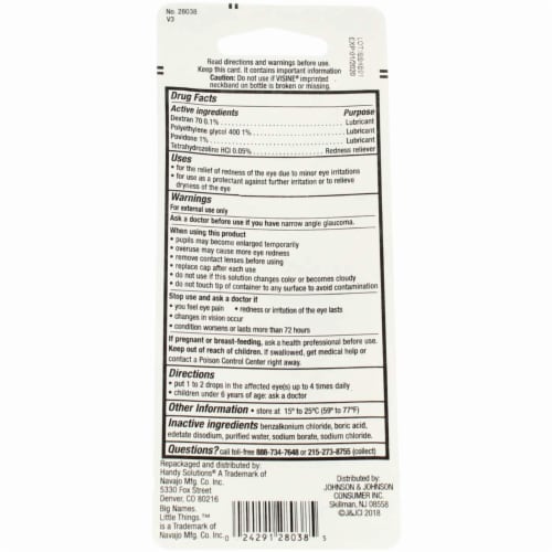 Visine® Advanced Relief Eye Drops Perspective: top