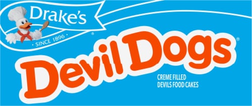 Drake's™ Devil Dogs Creme Filled Cakes Perspective: top