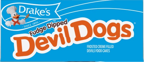 Drake’s™ Fudge Dipped Devil Dogs Perspective: top