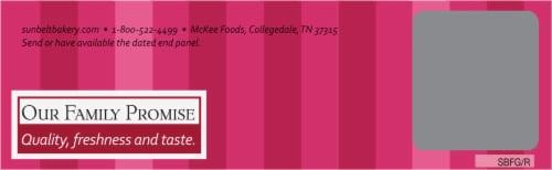 Sunbelt Bakery® Soft Baked Raspberry Fruit & Grain Bars Perspective: top