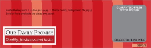 Sunbelt Bakery Strawberry Fruit & Grain Bars Perspective: top