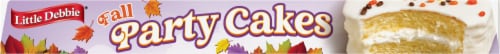 Little Debbie® Vanilla Fall Party Cakes Family Pack Perspective: top