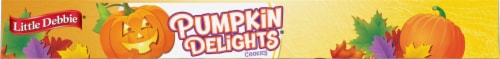 Little Debbie Pumpkin Delights Halloween Cookies Perspective: top