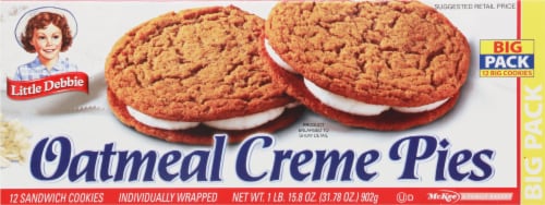 Little Debbie® Oatmeal Creme Pies Big Pack Perspective: top