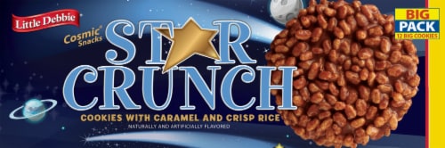 Little Debbie® Star Crunch® Caramel & Crisp Rice Cookies Big Pack Perspective: top