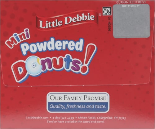 Little Debbie® Big Pack Powdered Mini Donuts Snack Cakes Perspective: top