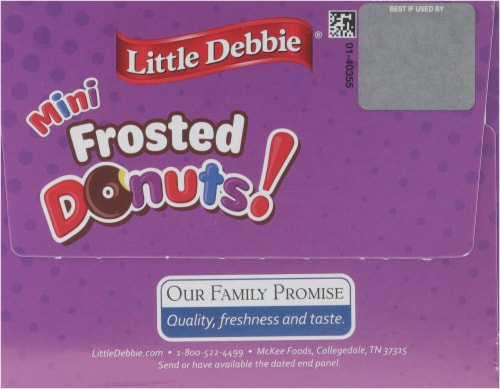 Little Debbie® Frosted Mini Donuts Packs Perspective: top