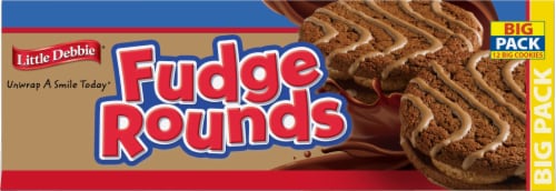 Little Debbie Fudge Rounds Big Pack Perspective: top