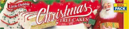 Little Debbie® Vanilla Christmas Tree Snack Cakes Perspective: top