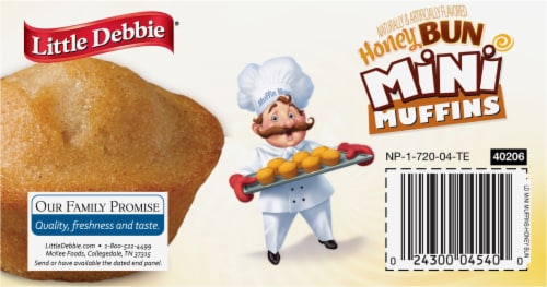 Little Debbie® Honey Bun Mini Muffins Perspective: top