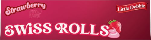 Little Debbie® Strawberry Swiss Rolls Perspective: top