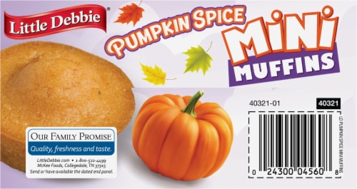 Little Debbie® Pumpkin Spice Mini Muffins Perspective: top
