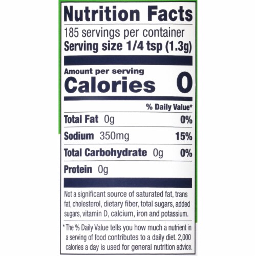 Morton® Garlic Sea Salt Perspective: top