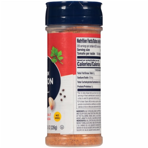 Morton® Season-All® Seasoned Salt Shaker Perspective: top