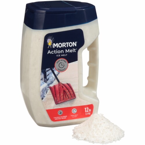 Morton® Action Melt® Ice Melt Jug Perspective: top