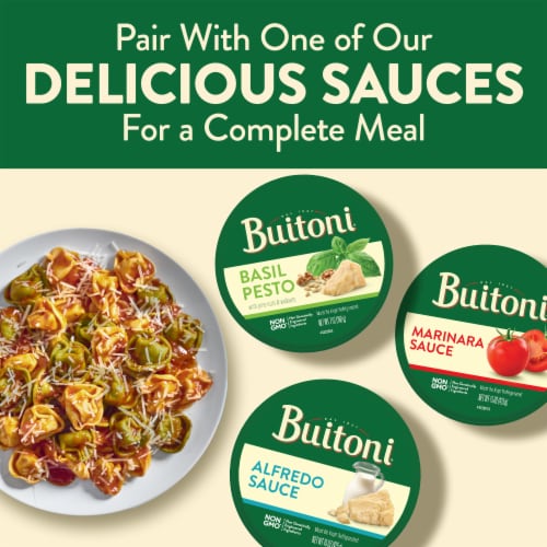 Buitoni® Mixed Cheese Tortellini Family Sized Pasta Perspective: top