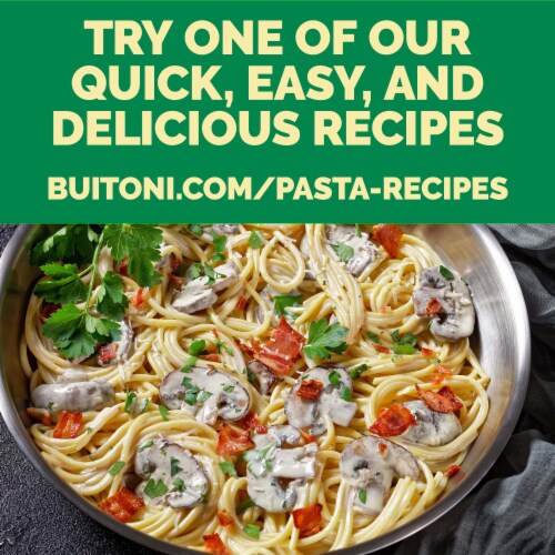 Buitoni® Spaghetti Refrigerated Pasta Noodles Perspective: top