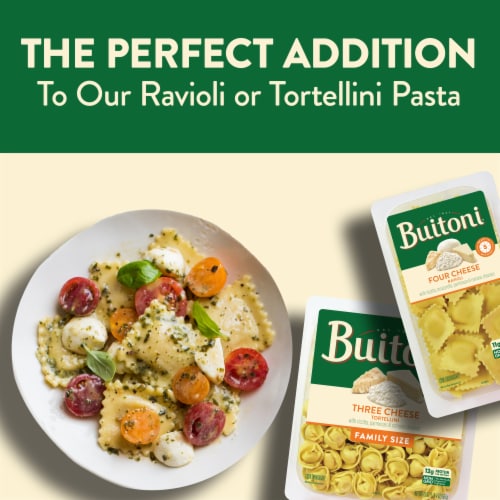 Buitoni® Pesto with Basil Refrigerated Basil Sauce Perspective: top