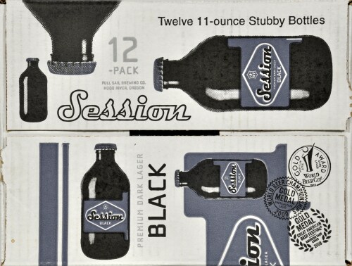 Session Black Premium Lager Perspective: top