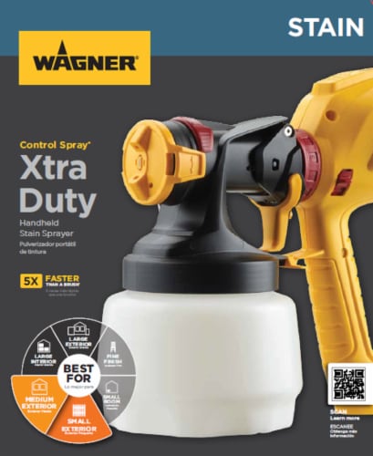 Wagner® Control Spray Xtra Duty Handheld Stain Sprayer Perspective: top