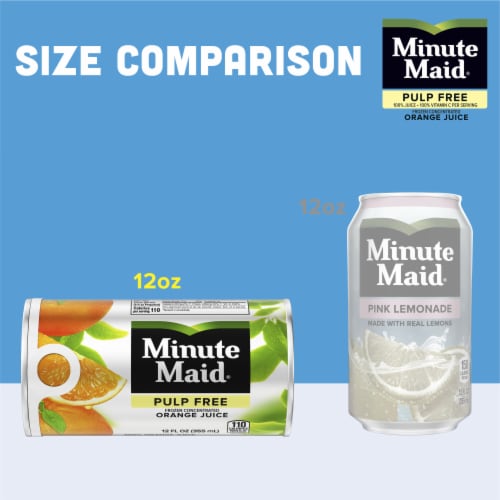 Minute Maid Orange Juice Pulp Free Fruit Juice Perspective: top