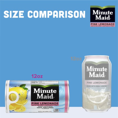 Minute Maid Pink Lemonade Fruit Drink Perspective: top