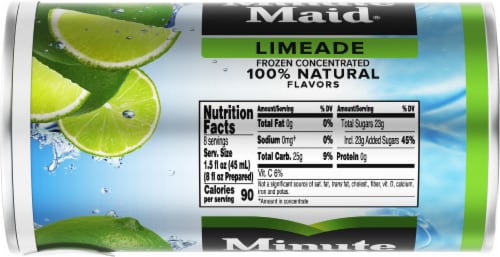 Minute Maid Frozen Concentrated Limeade Fruit Drink