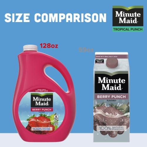Minute Maid Berry Punch Flavored Fruit Juice Drink Perspective: top