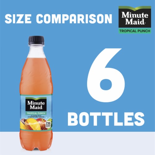 Minute Maid Tropical Punch Fruit Juice Drinks Perspective: top