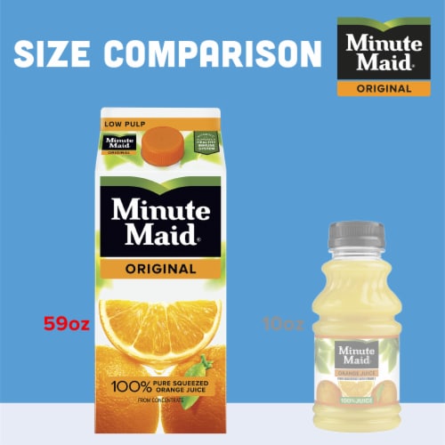 Minute Maid Orange Juice Fruit Juice Drink Perspective: top