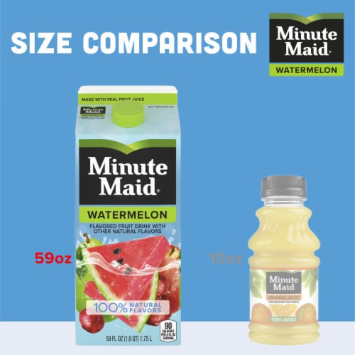 Minute Maid Premium Watermelon Fruit Juice Drink Perspective: top