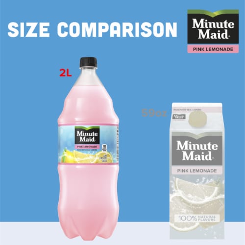 Minute Maid Pink Lemonade Fruit Drink Perspective: top