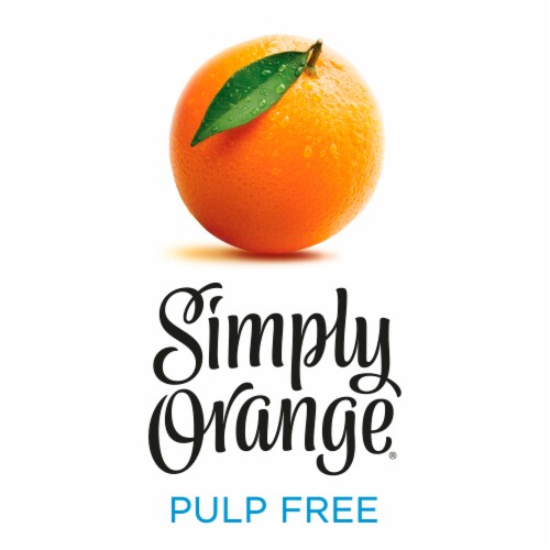 Simply Orange All Natural Juice With Calcium Perspective: top
