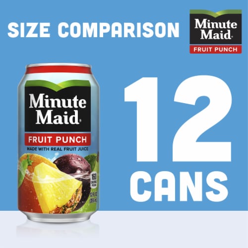 Minute Maid Fruit Punch Fruit Juice Drink Perspective: top