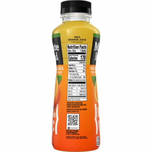 Minute Maid Orange Juice Drink Perspective: top