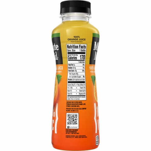 Minute Maid Orange Juice Drink Perspective: top