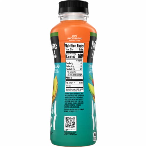Minute Maid Tropical Blend Fruit And Vegetable Juice Drink Perspective: top