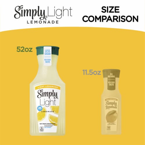 Simply Light Lemonade All Natural Non-Gmo Perspective: top