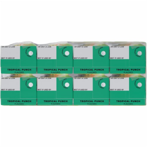 Minute Maid Fruit & Veggie Tropical Blend Juice Boxes Perspective: top
