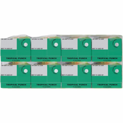 Minute Maid Fruit & Veggie Tropical Blend Juice Boxes Perspective: top