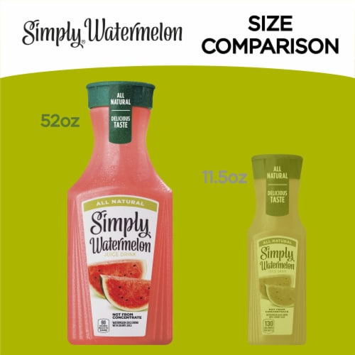 Simply Watermelon Bottle Perspective: top