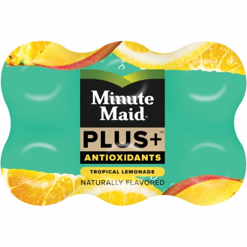 Minute Maid Plus Antioxidants Tropical Lemonade Fruit Juice Drink Perspective: top