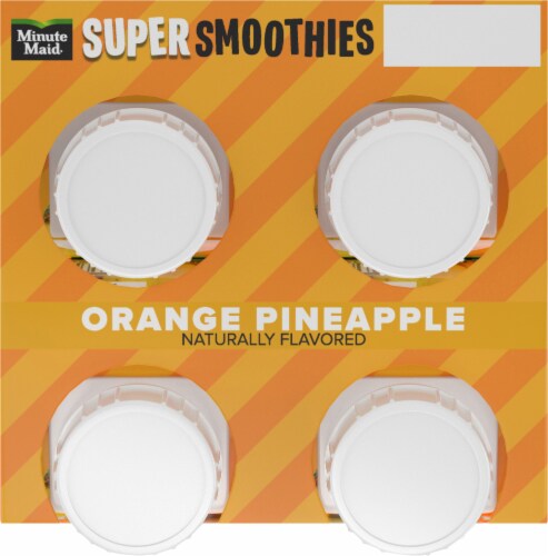 Minute Maid® Super Smoothies Orange Pineapple Smoothies Perspective: top