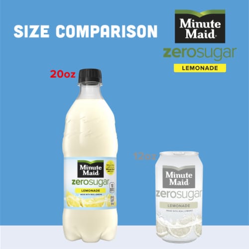 Minute Maid Zero Calorie Lemonade No Sugar Added Perspective: top