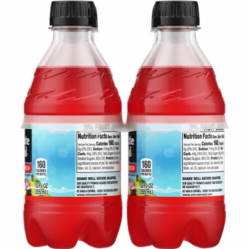 Minute Maid® Fruit Punch Bottles Perspective: top